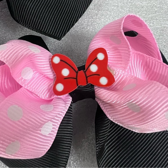 Minnie Mouse Hair Bows for Girls 2 Pc - Picture 3 of 6